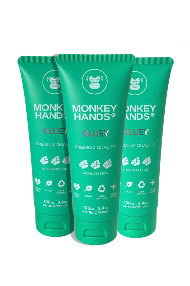 Monkey Hands Grip Aid 3 Pack - Gluey (3 X 100Ml) 1