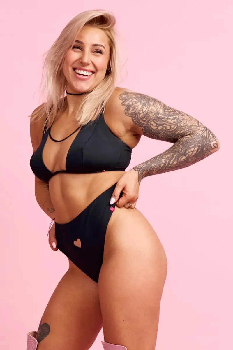 Pole Addict Goddess Top - Black 1