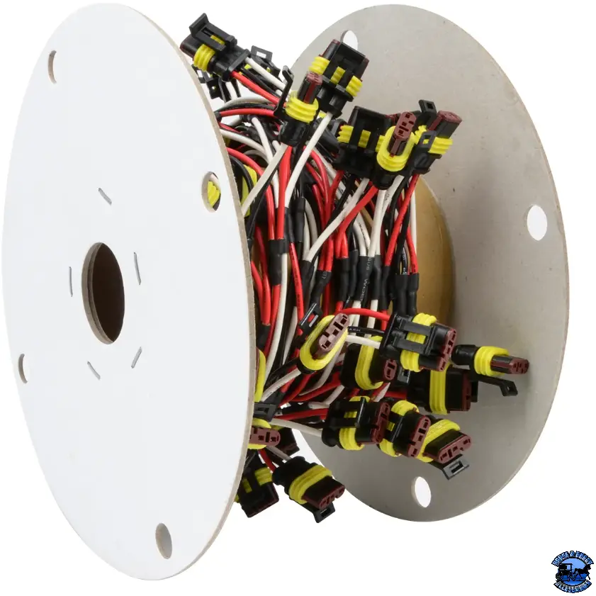 Grand General Continuous 3-Pin Light Amp Plug Wire Harness Roll 1