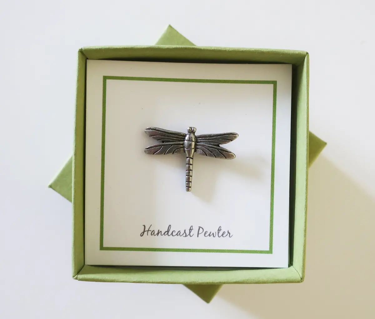 Sage Green Lapel Pin Gift Box 1