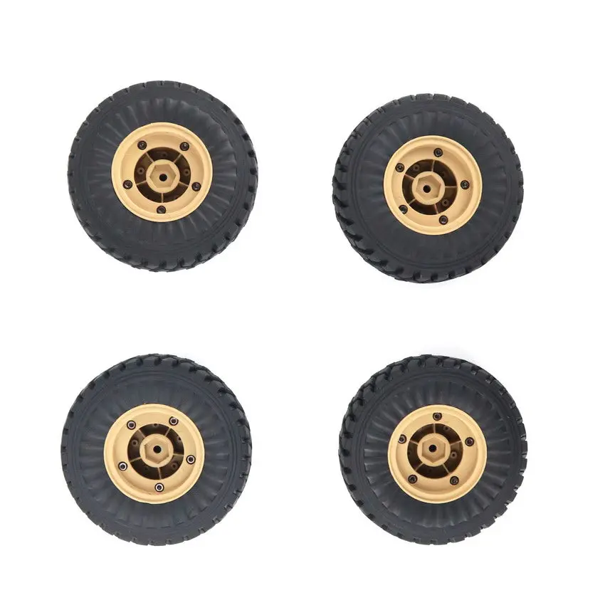 Trasped Spare Parts 6Ass-06 Military Truck Hg-P602 4Pcs/Set Wheel Assemble 2