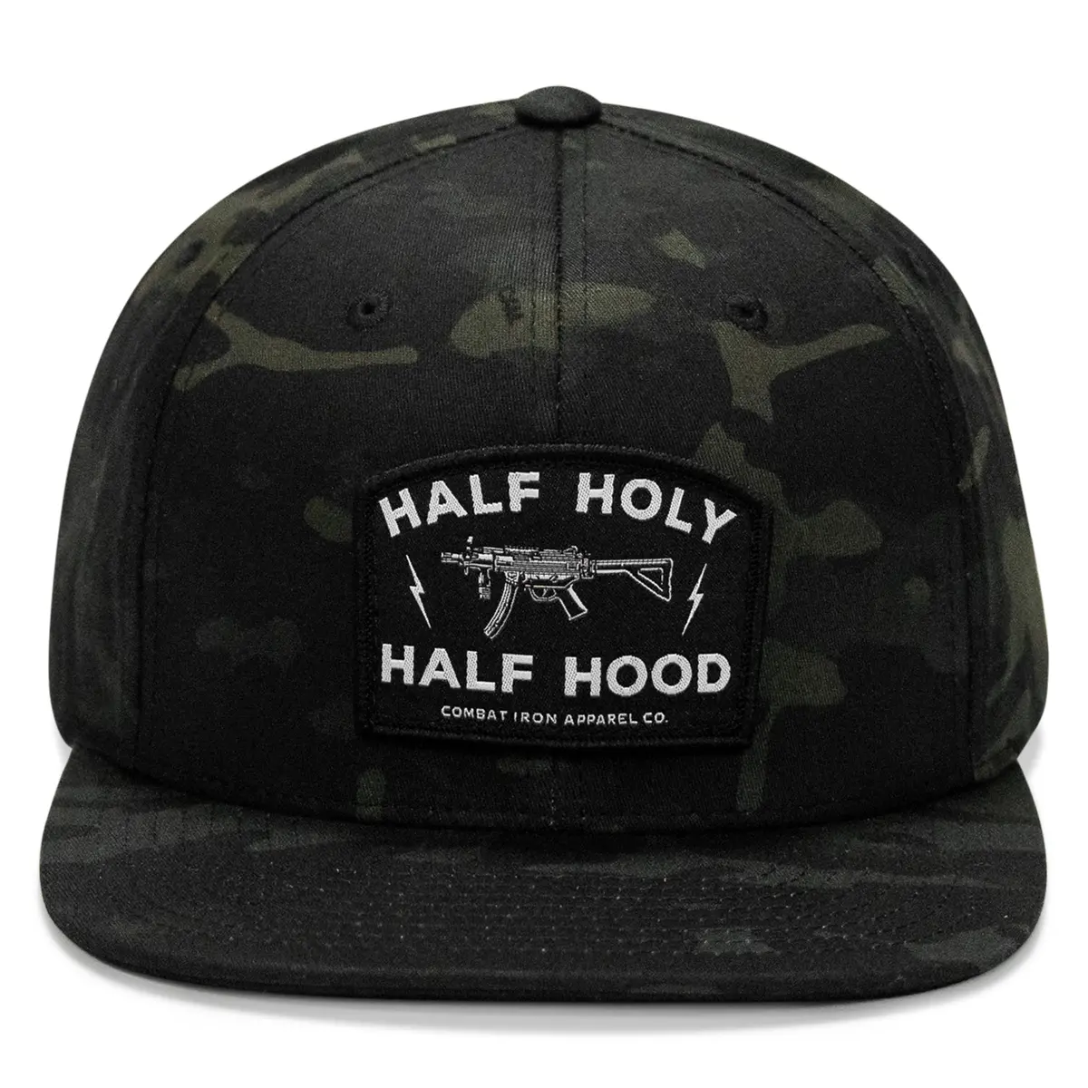 Half Holy. Half Hood. Flatbill Hat 3