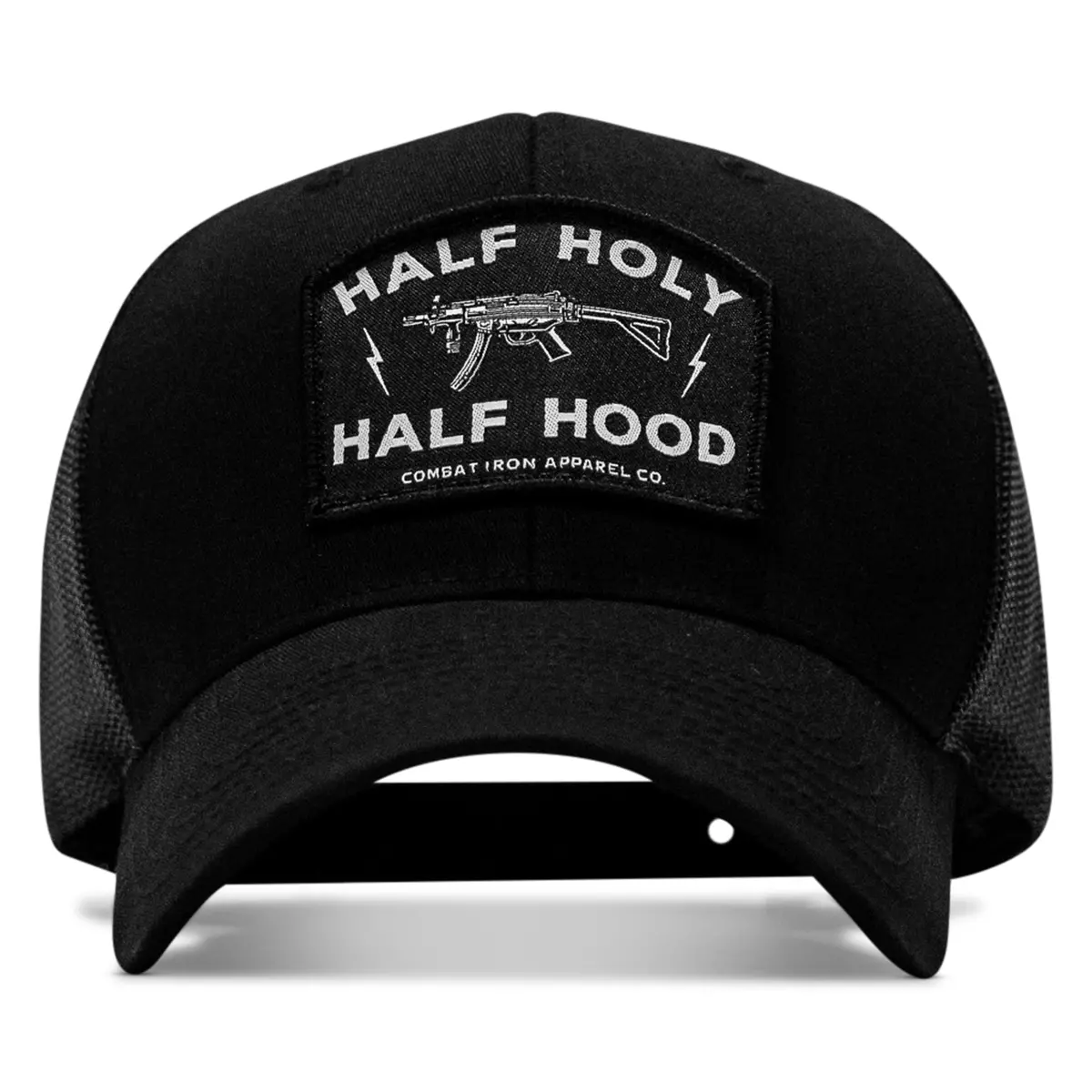 Half Holy. Half Hood. Patch Snapback Hat 1