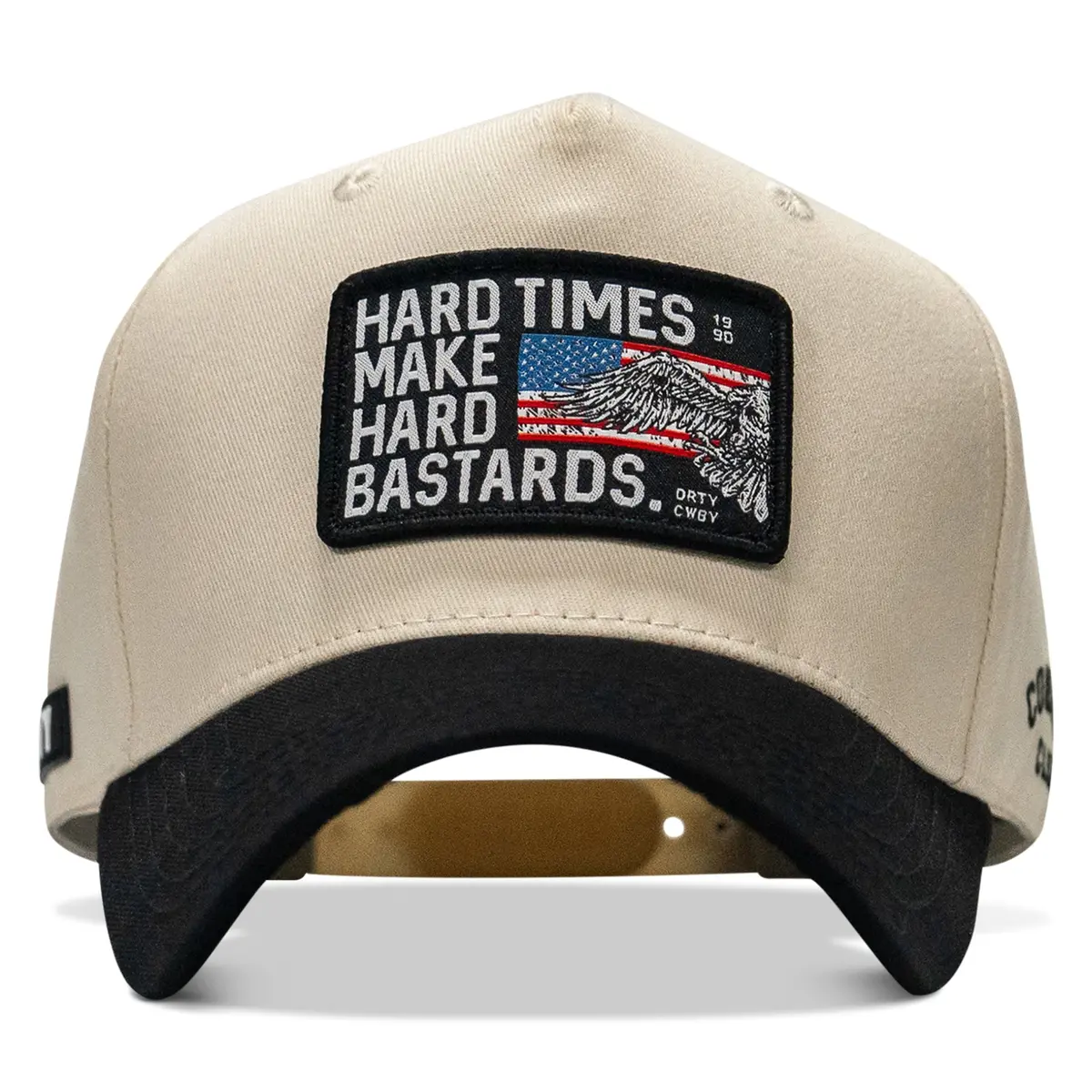 Hard Times Make Hard Bastards Patch Workhorse Snapback 1