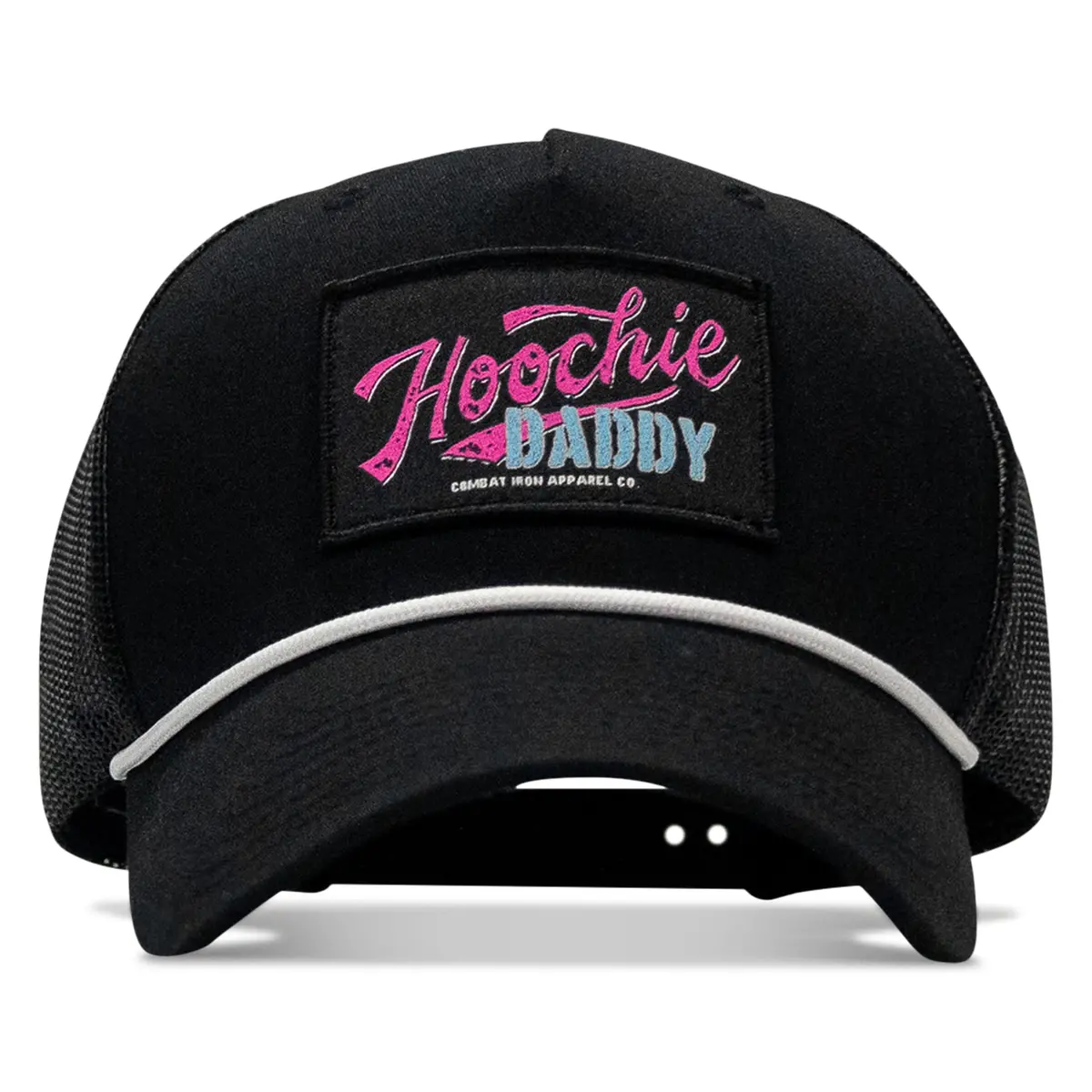 Hoochie Daddy Retro Script Patch Rope Snapback 1