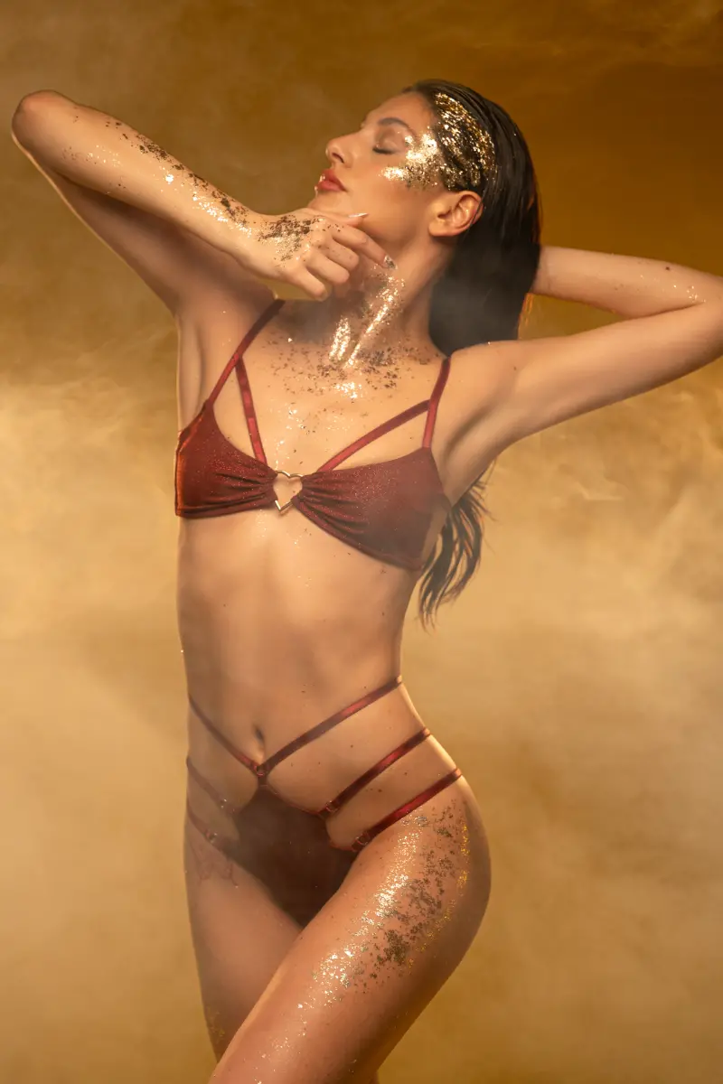 Rad X Pj Exclusive Hedonism Top - Chili Glitter 1