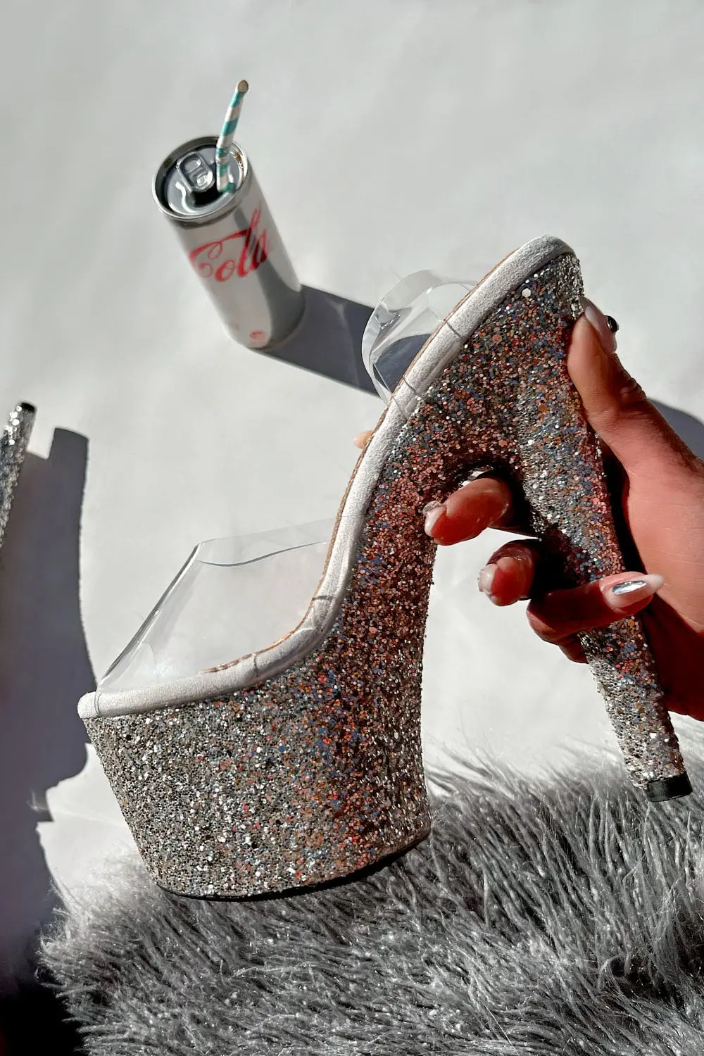 Hella Heels The Glitterati Xtra 7Inch Classic Stilettos - Monroe 3