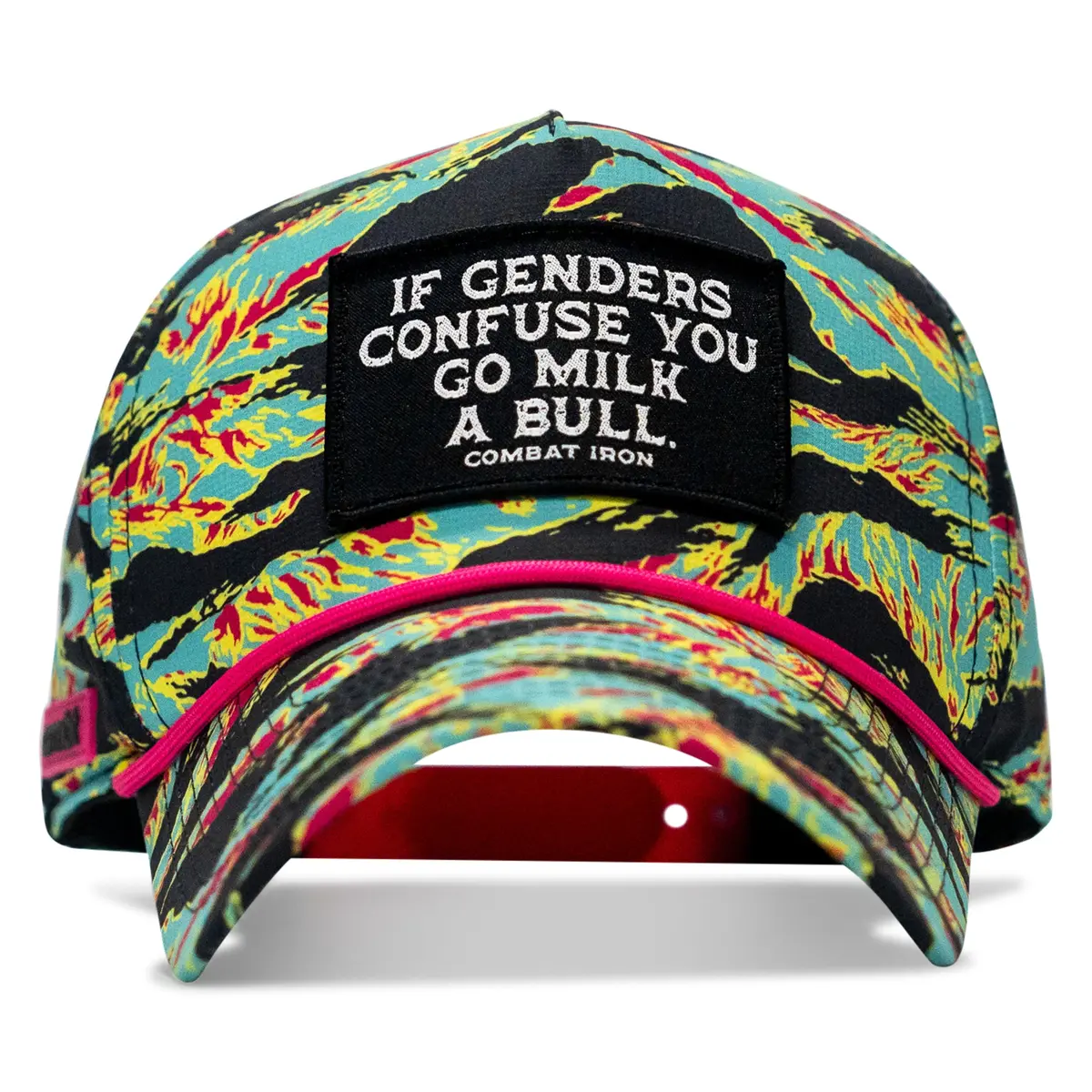 If Genders Confuse You Go Milk A Bull Patch Weekender Snapback Hat 2