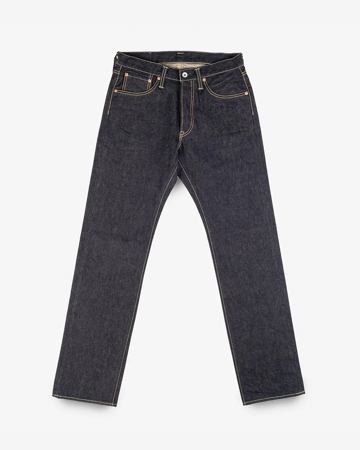 14Oz Selvedge Denim Straight Cut Jeans - Indigo 1