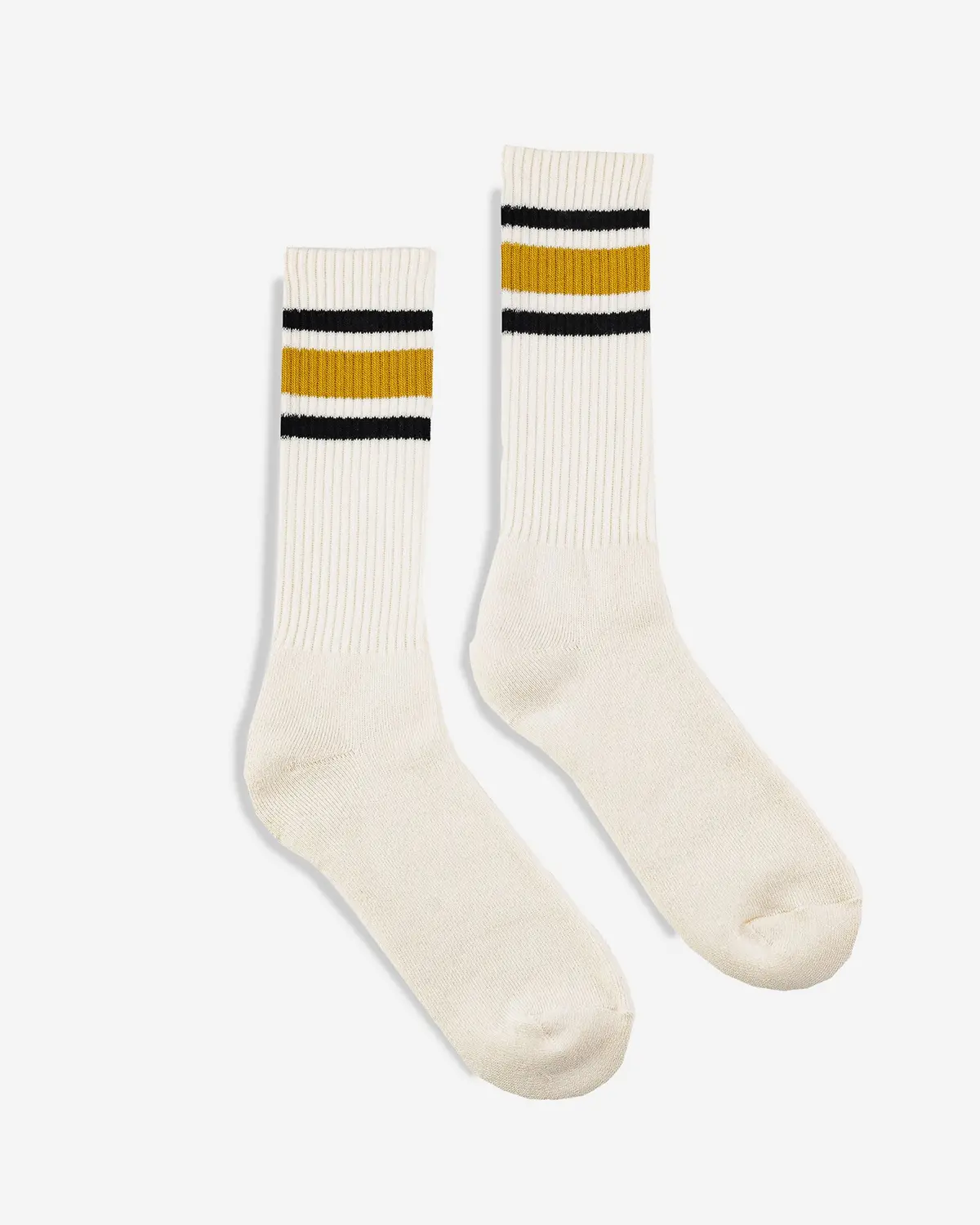 Decka 80S Skater Socks - Yellow 1