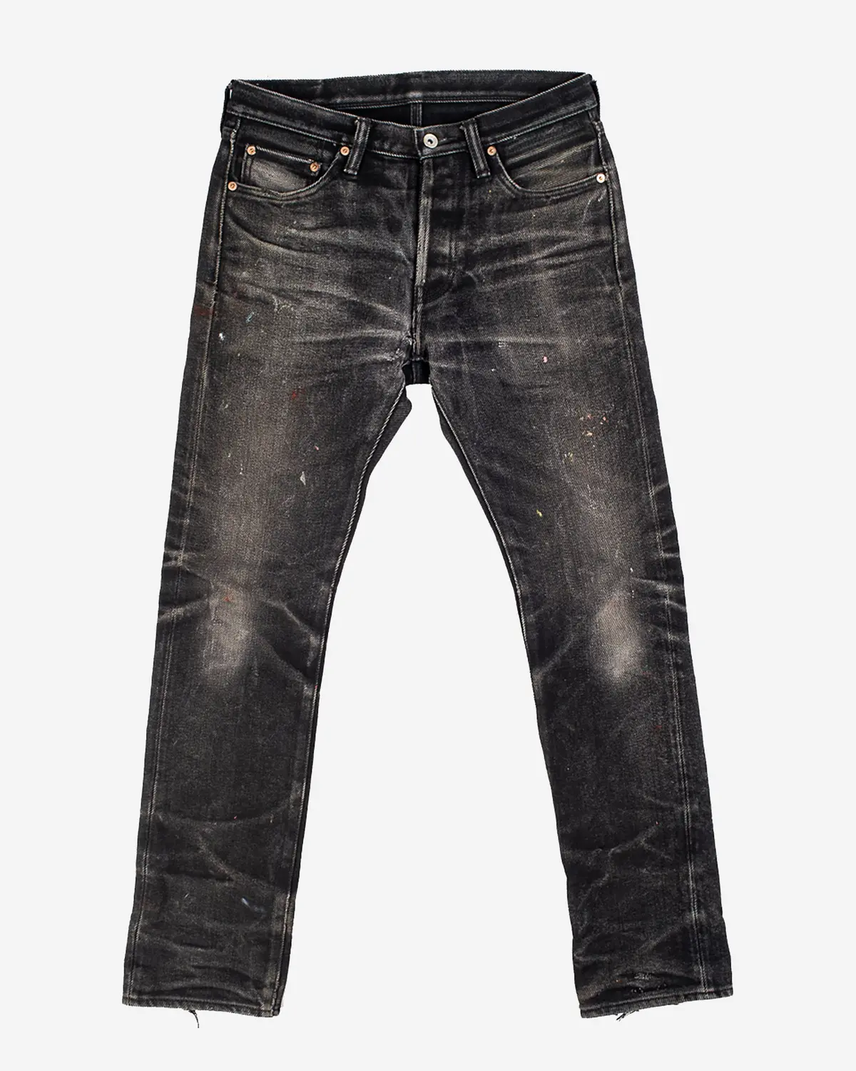 21Oz Selvedge Denim - Superblack (Fades To Grey) 1