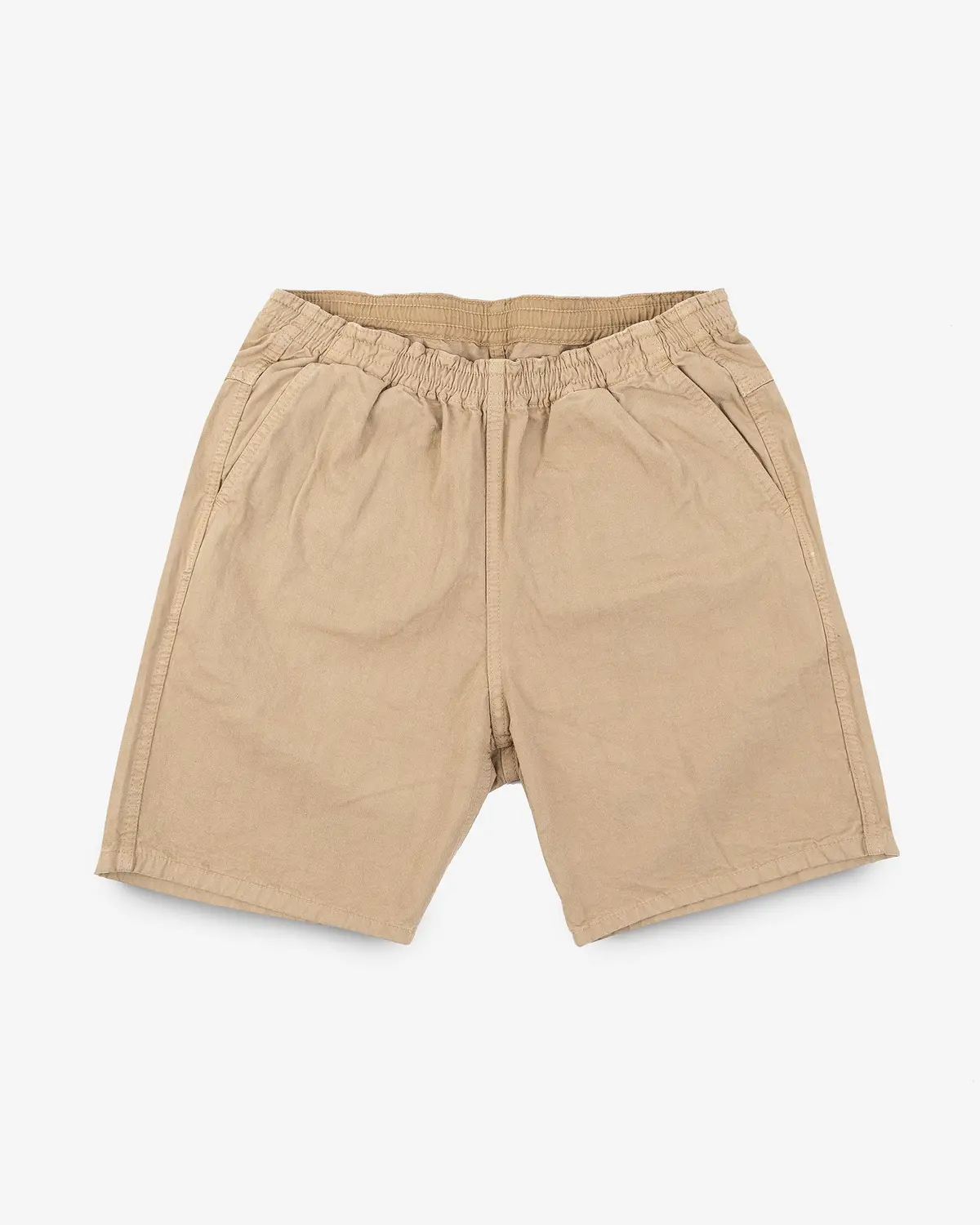 Cotton Easy Shorts - Khaki 1