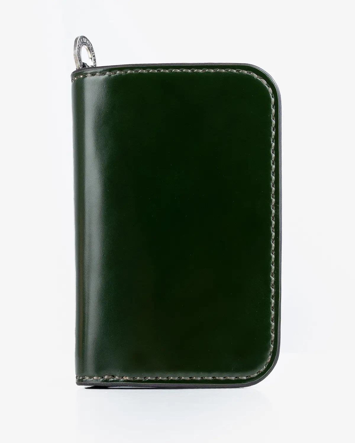 Medium Shell Cordovan Wallet - Green 1