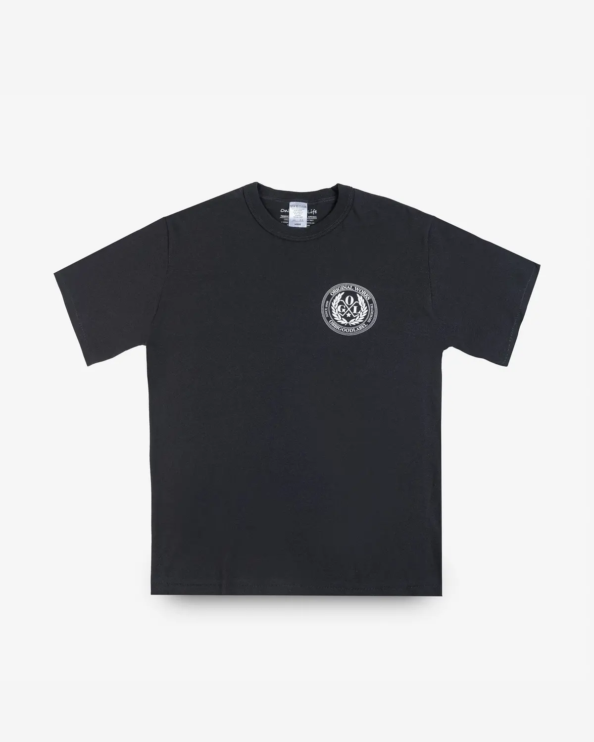 Ogl 6.2Oz Ringspun T-Shirt - Silkscreen Printed 'Fly Me To The Moon' - Charcoal 1