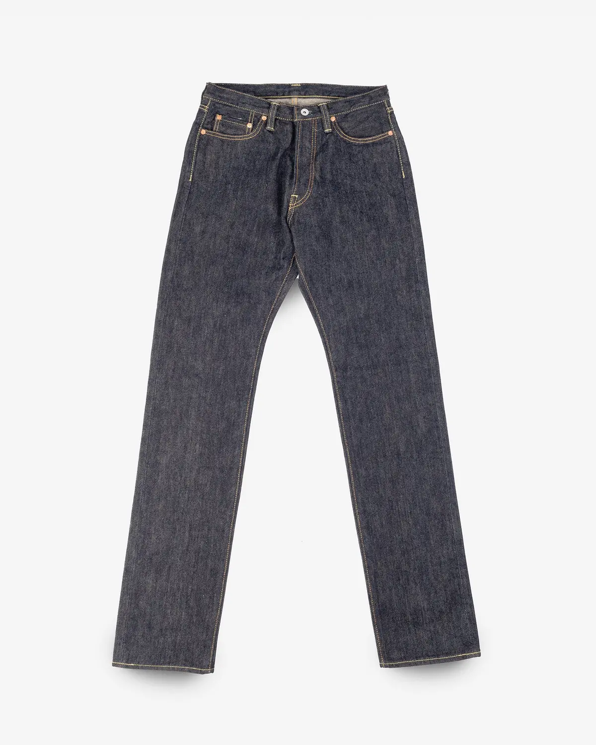 21Oz Selvedge Denim Relaxed Tapered Cut Jeans - Indigo 1