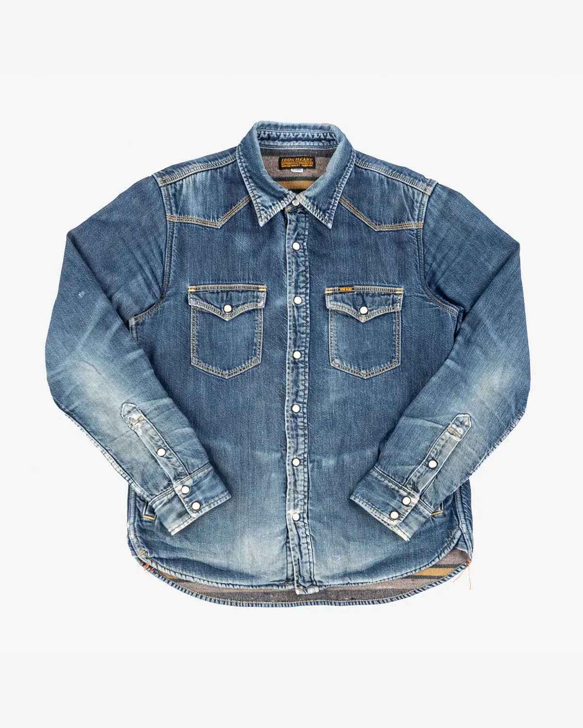 8Oz Blanket Lined Denim - Indigo 1