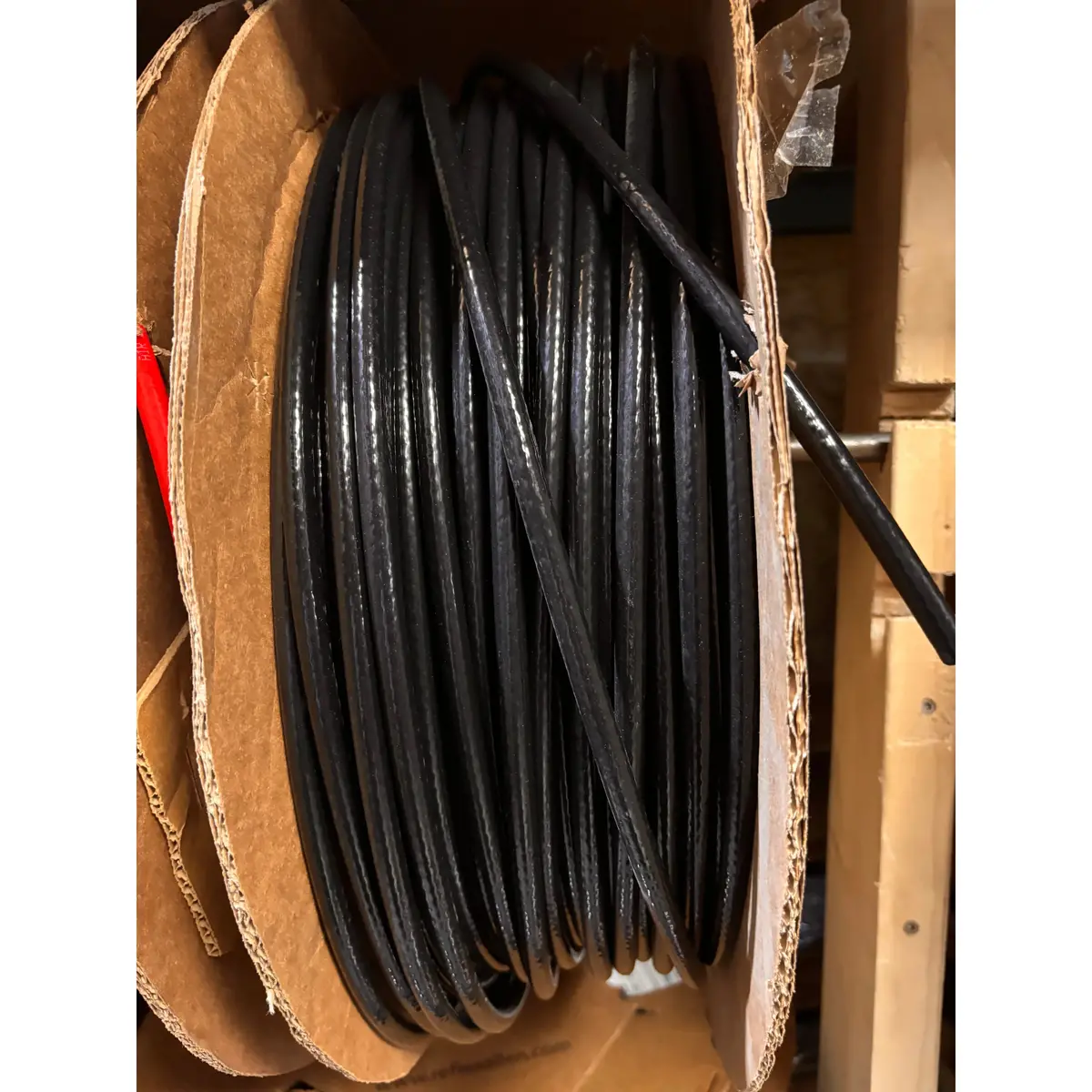 225-6045 Sae J844 Tubing | 3/8" Od, Black, Corrugated Reel (Sold By Foot) 1