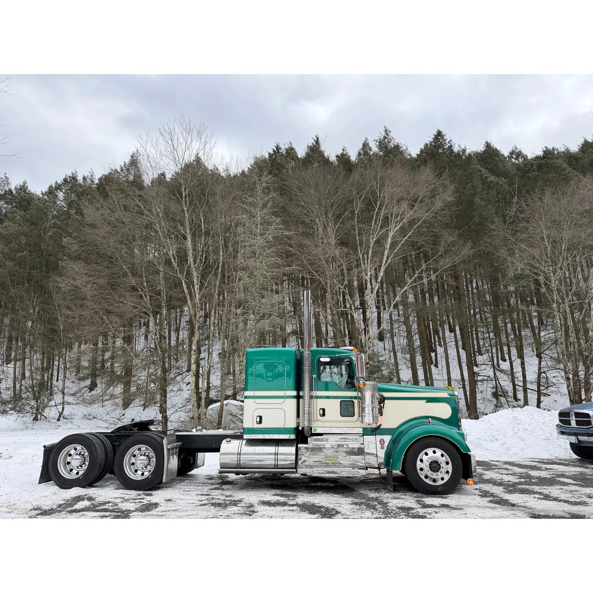 #B982005 Sleeper Panels (Pair) Kenworth 42" Bunk (Blank) Stainless Steel 1