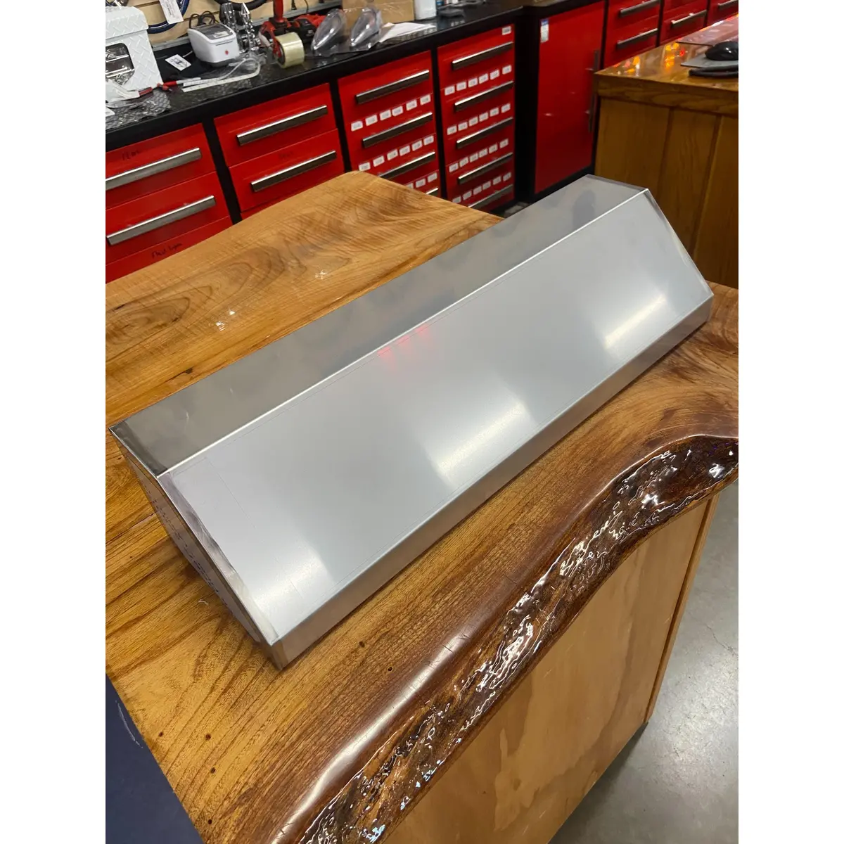 Ic987000-14 Universal Airline Box Blank; No Holes; Polished 304 S.S. 1