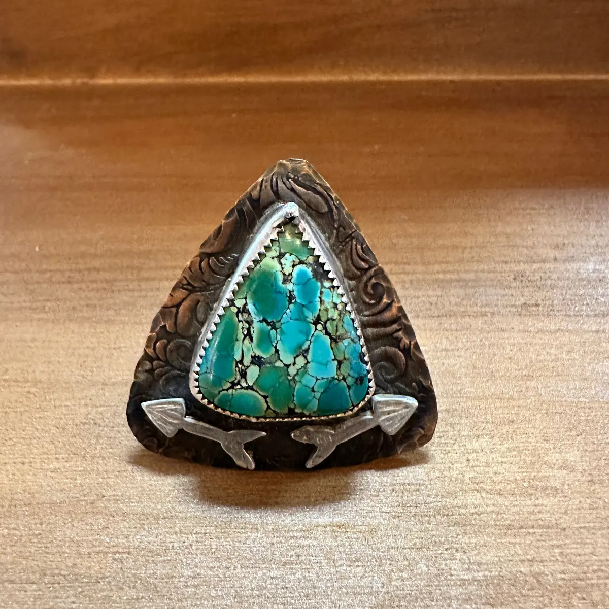 Turquoise Arrows Ring - Weathered Soul 1