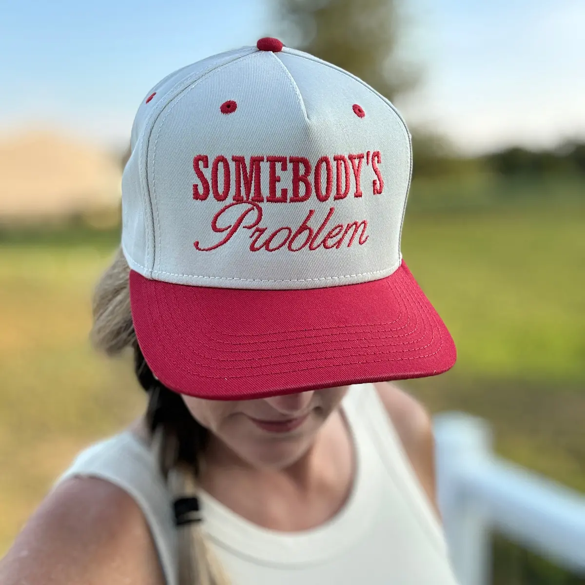 Somebody's Problem Snapback Hat 1