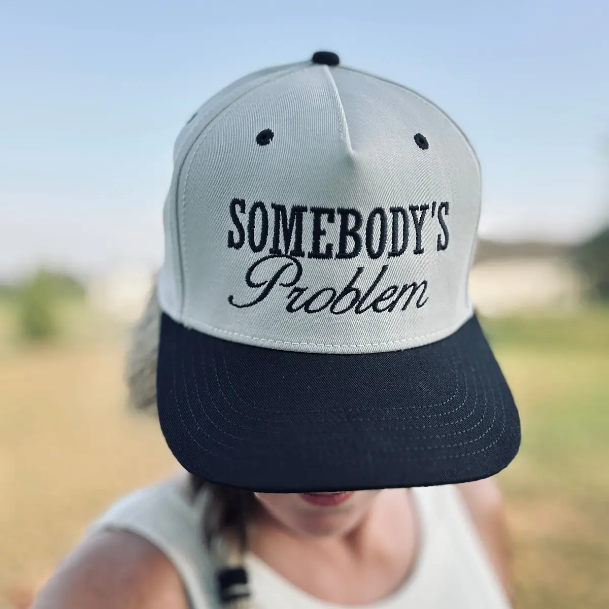 Somebody's Problem Snapback Hat 2