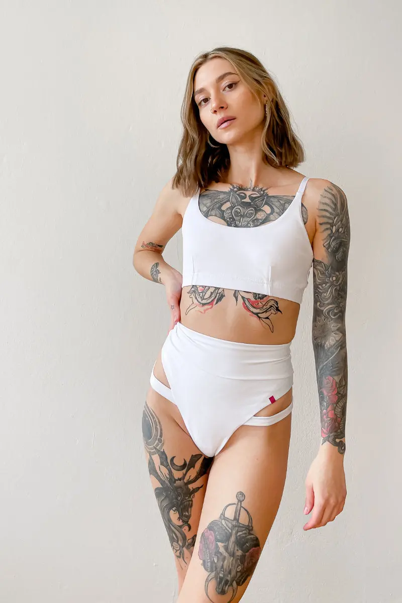 Pole Addict So Grr Shorts - White 1