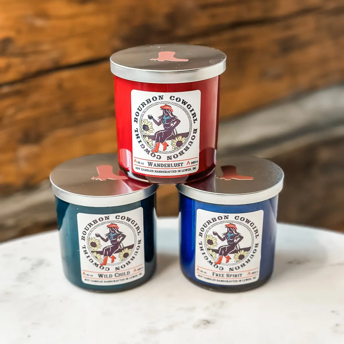 Bourbon Cowgirl Custom Candles 1