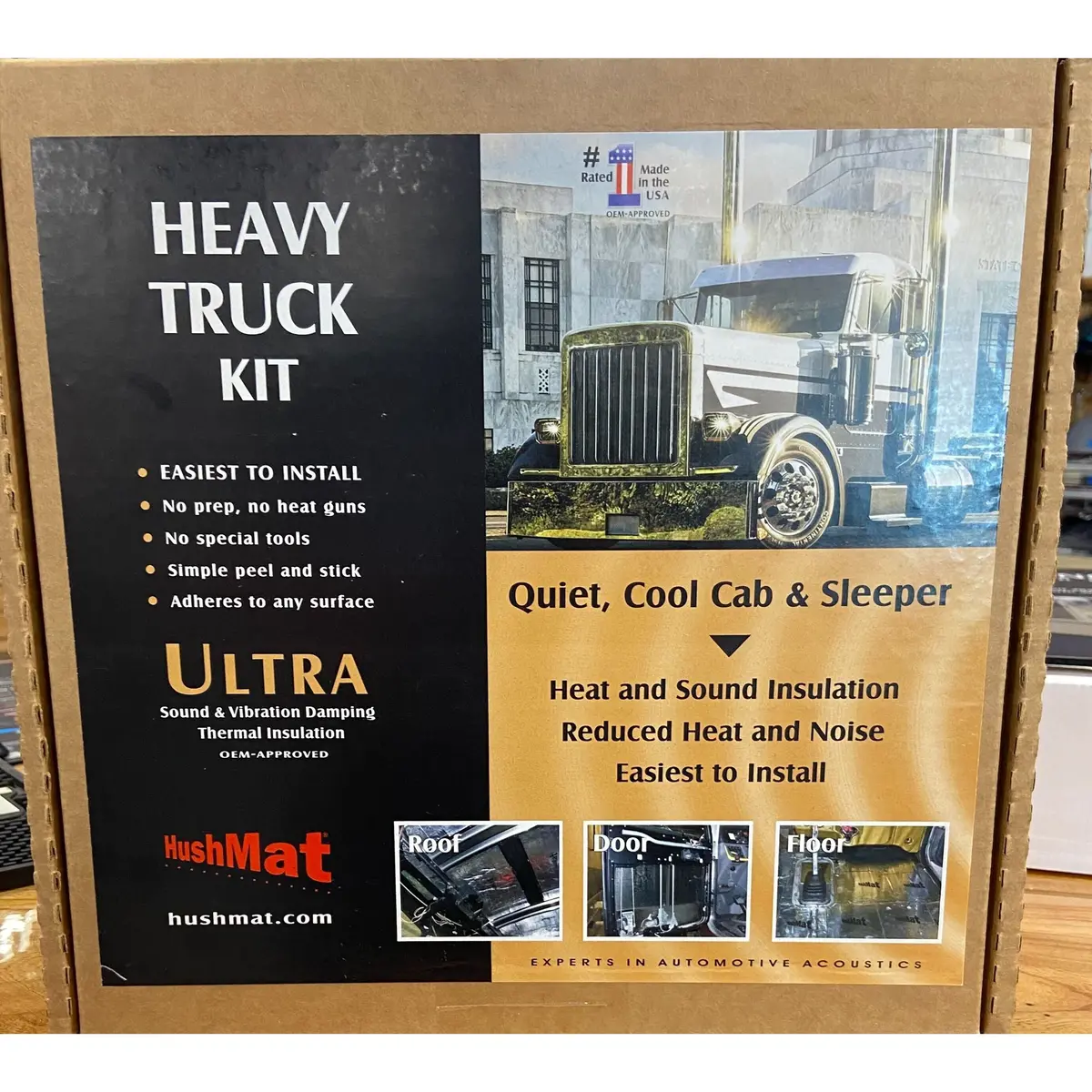 #Umi801 Hushmat; Ultra Sound Dampening  & Thermal Insulation Material (Sold By The Box) 1
