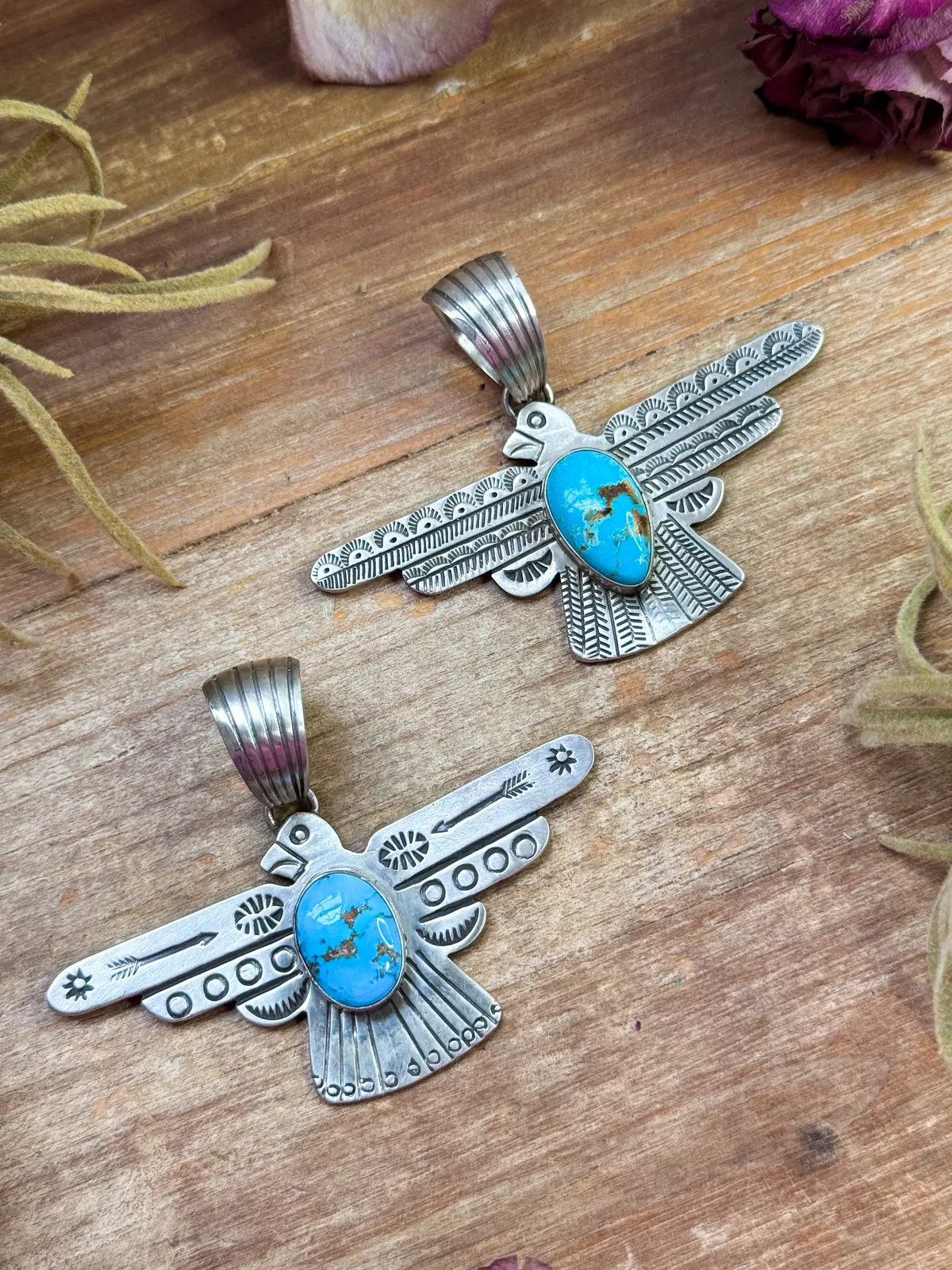 Sterling Silver Thunderbird Pendant 1