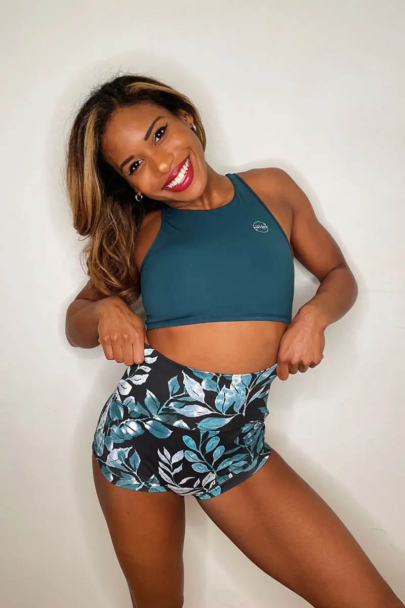The Enviro Co. High Waist Shorts - Daintree Night 1