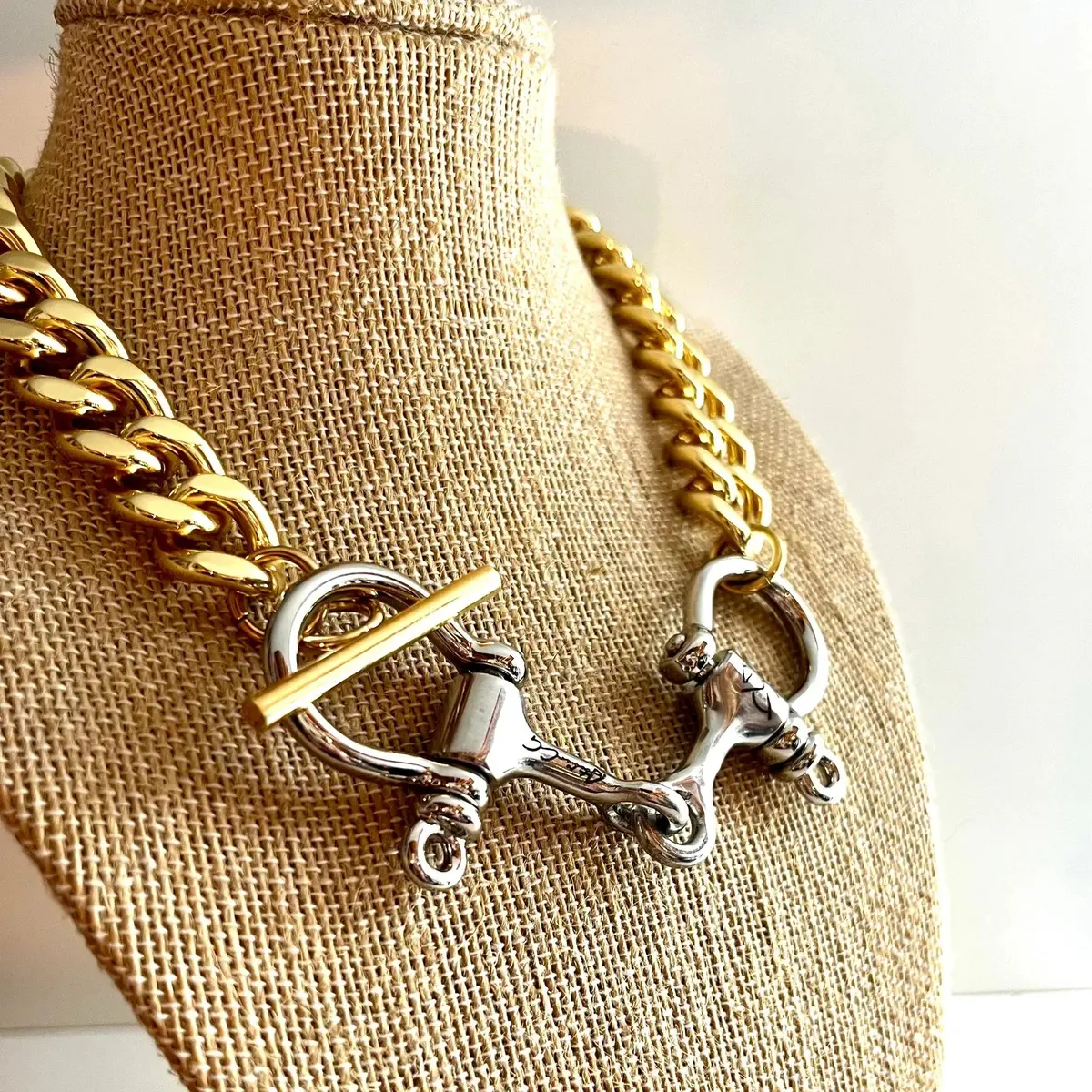Dorada Bit Necklace Gold By Ateliercg 1