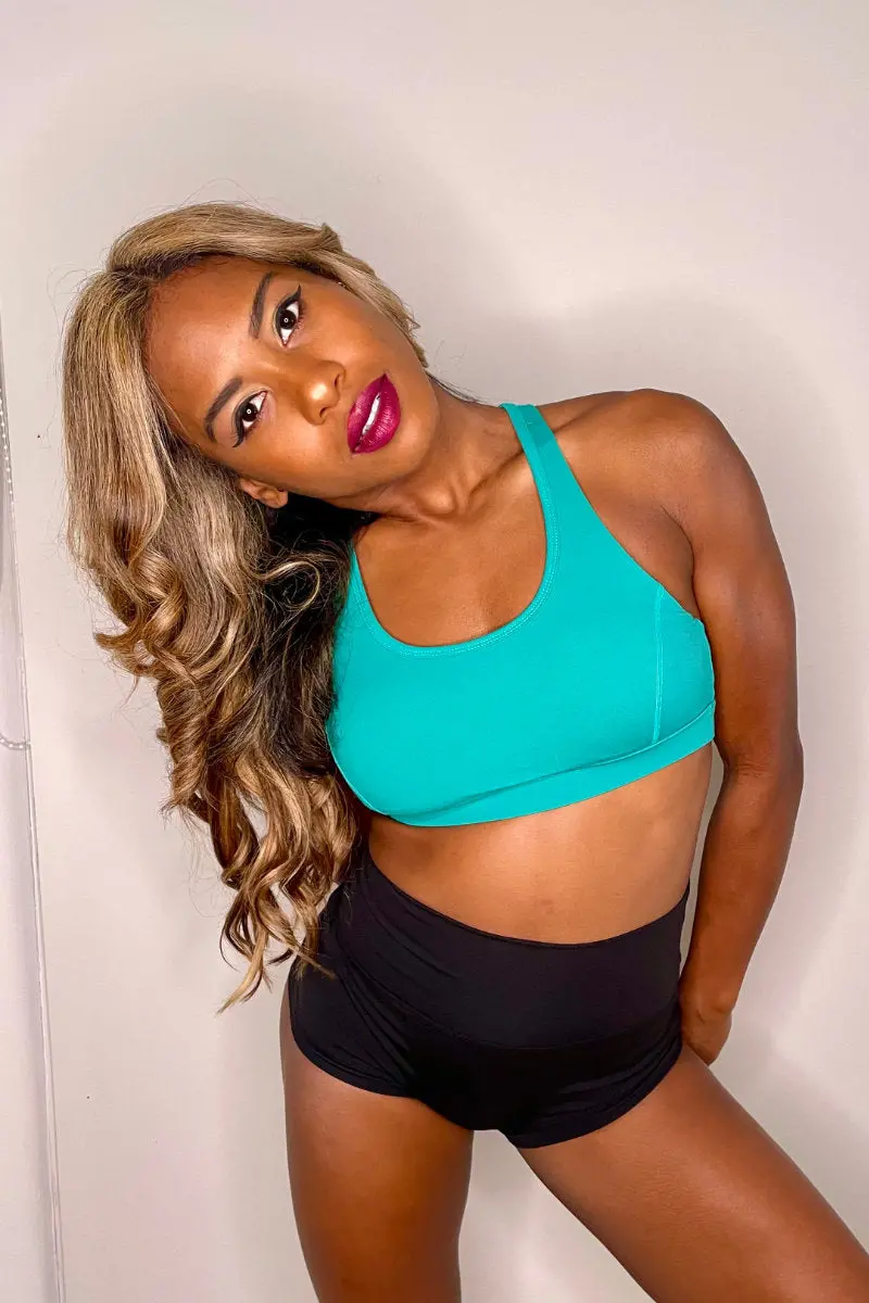 The Enviro Co. Strappy Crop Top - Green 1
