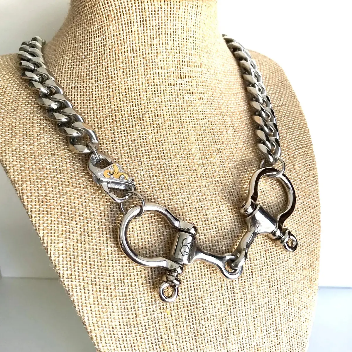 Dorada Bit Necklace Silver By Ateliercg 1