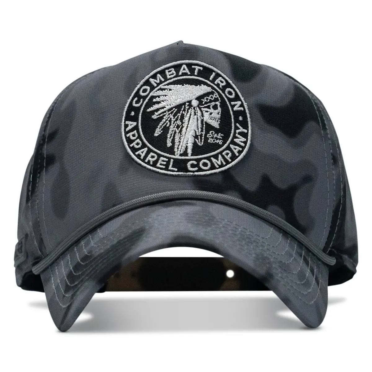 Indian Chief Skull Patch Weekender Snapback Hat 1