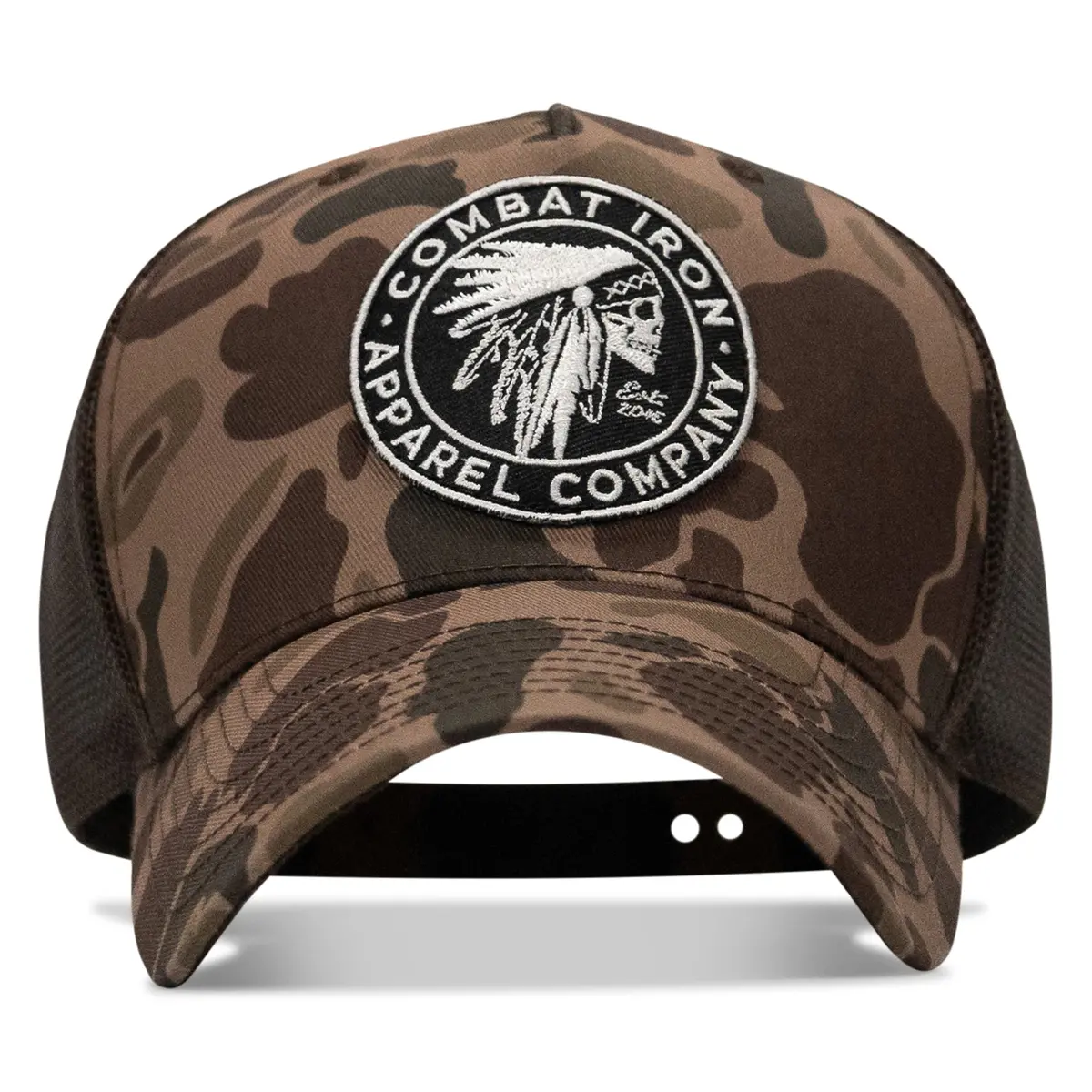 Indian Chief Skull Patch Snapback 8