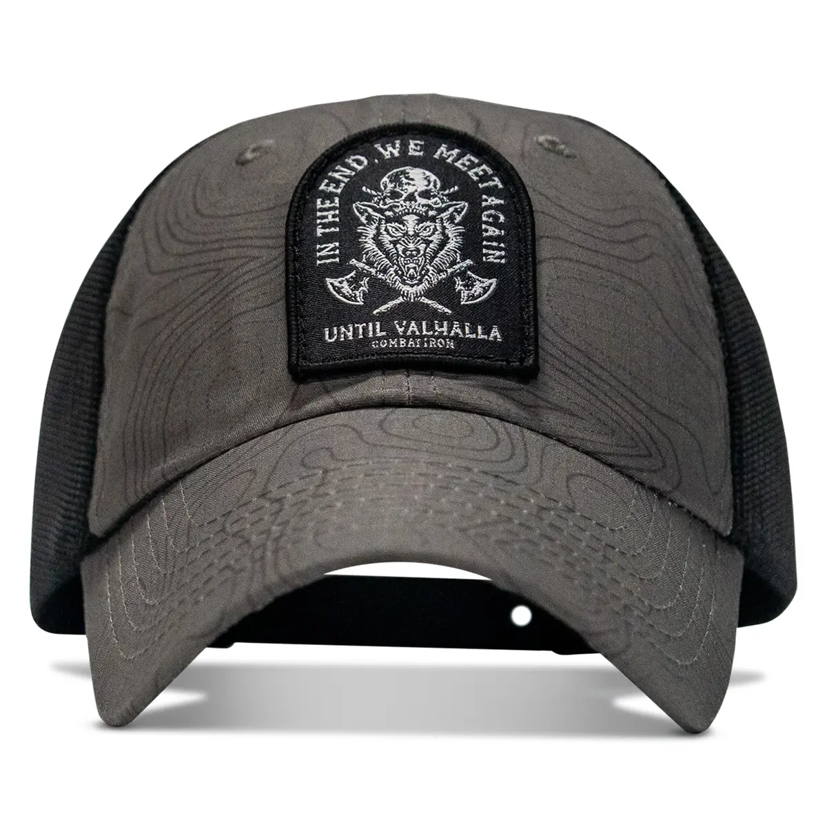 In The End, We Meet Again - Until Valhalla Patch Tactical Ripstop Mesh Snapback Hat 1