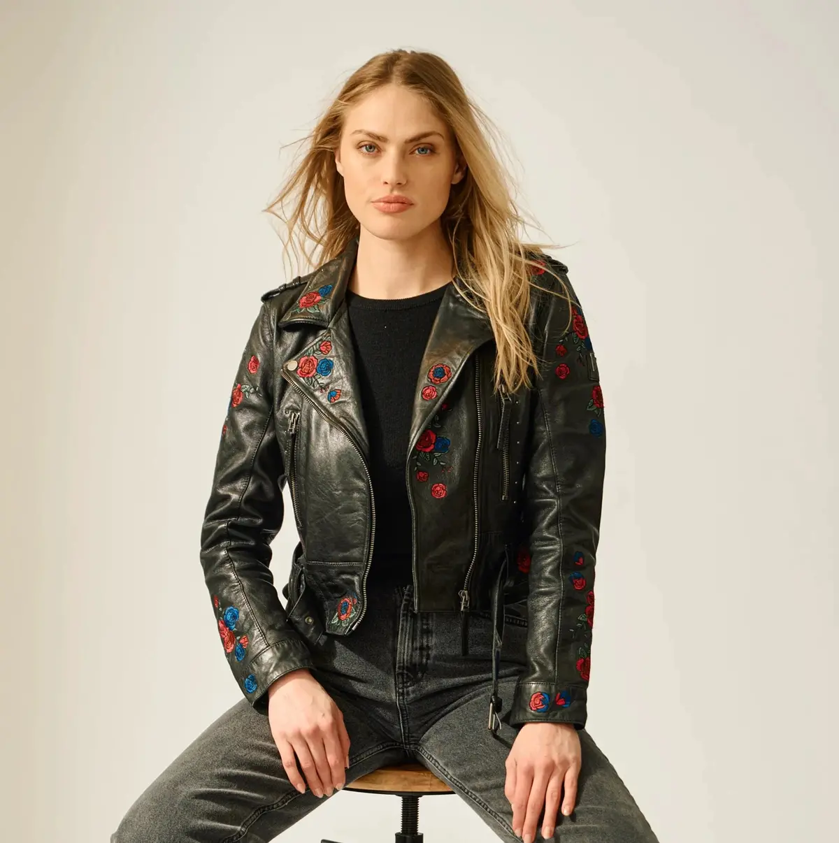 Isabella Leather Jacket By Mauritius 1