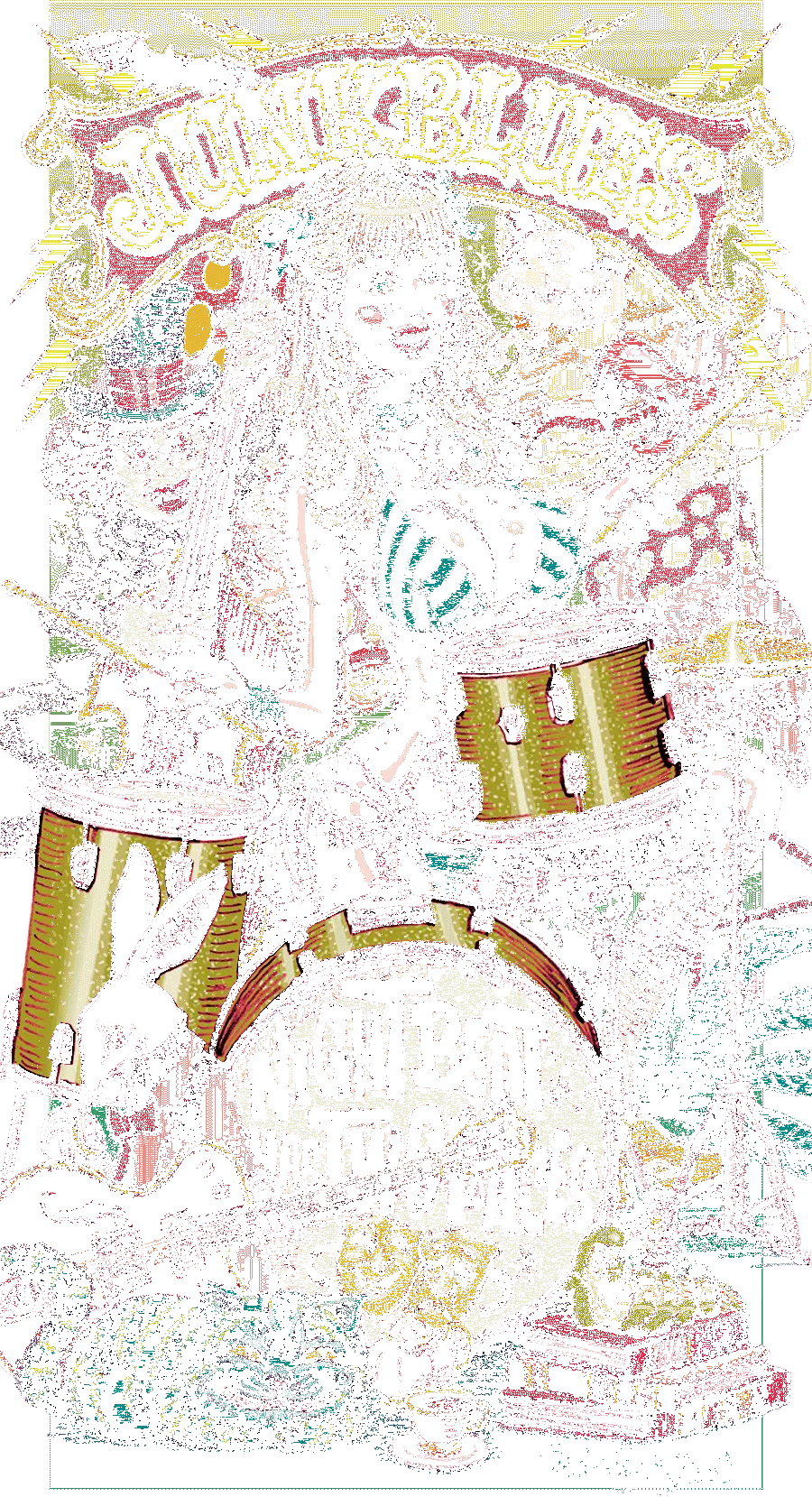 “Junk Blues X Rockin’Jelly Bean” Offset Poster 1