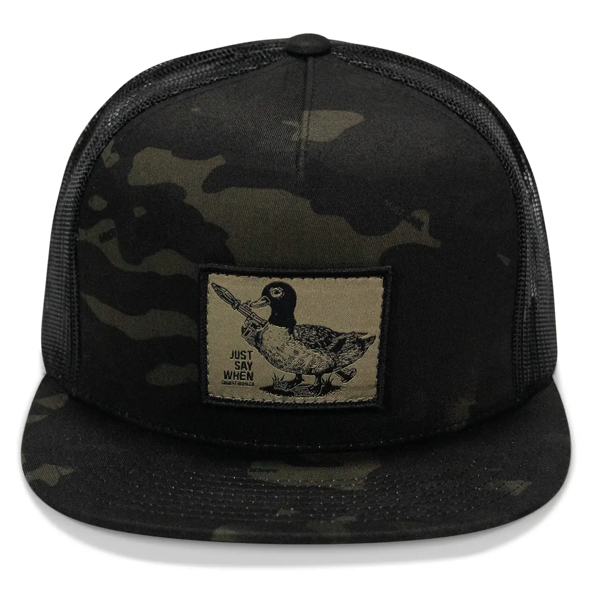 Just Say When Patch Flatbill Hat 1