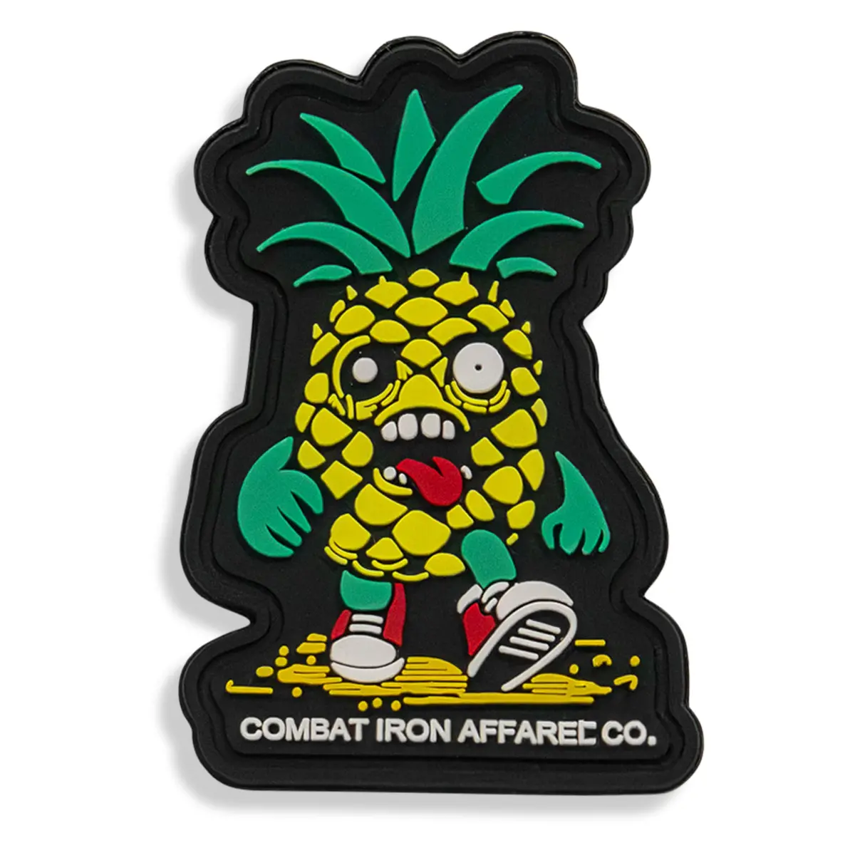Kill Bad Vibes Pineapple Man Pvc Patch 1