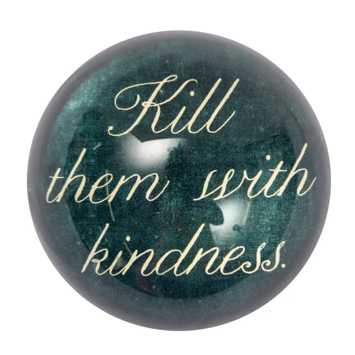 Kill Them With Kindness Paperweight 1