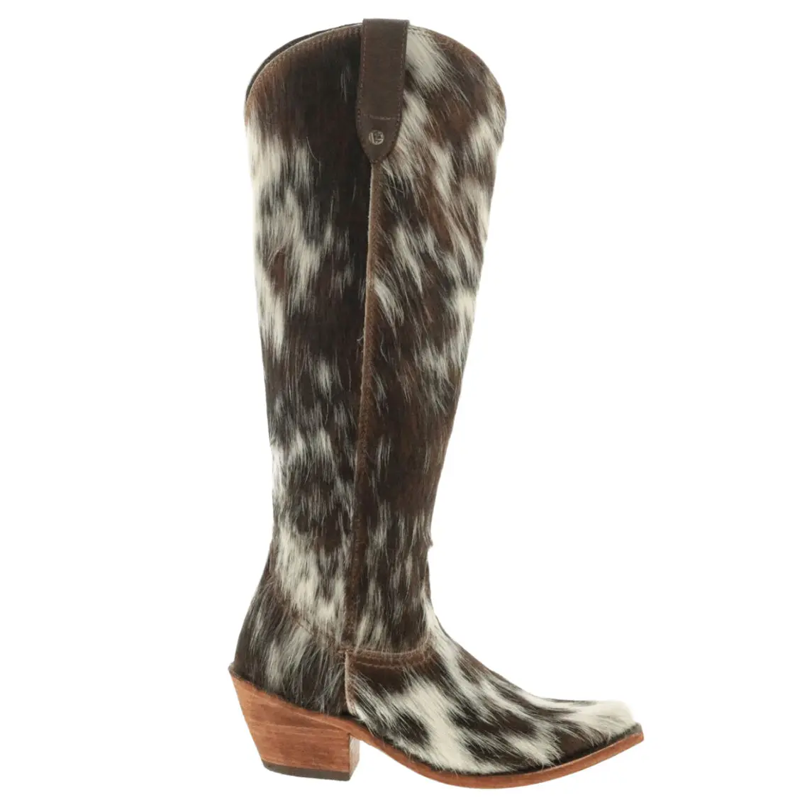 Kendra Brown Cowhide Tall  Boots | Pelo Granizo By Liberty Black 1