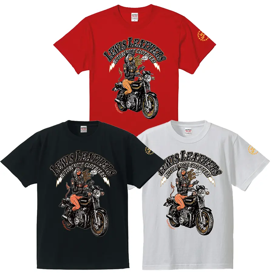 "Lewis Leathers X Rockin’Jelly Bean" T-Shirt Vol.3 1