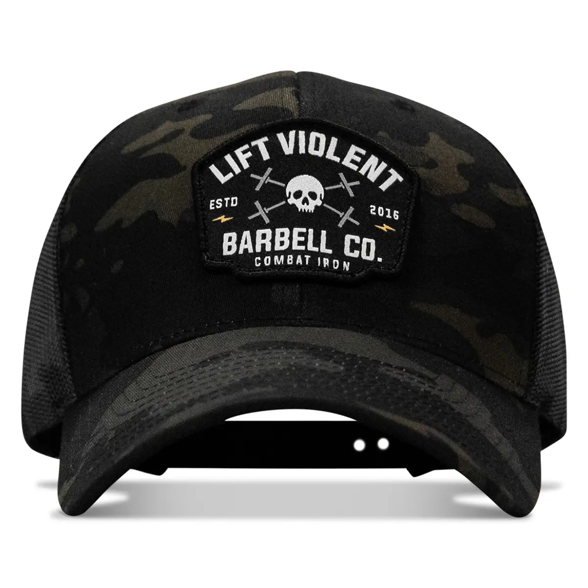 Lift Violent Barbell Co Patch Snapback Hat 2