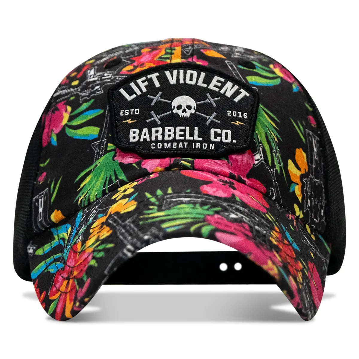 Lift Violent Barbell Co Patch. Tactical Ripstop Mesh Snapback Hat 2