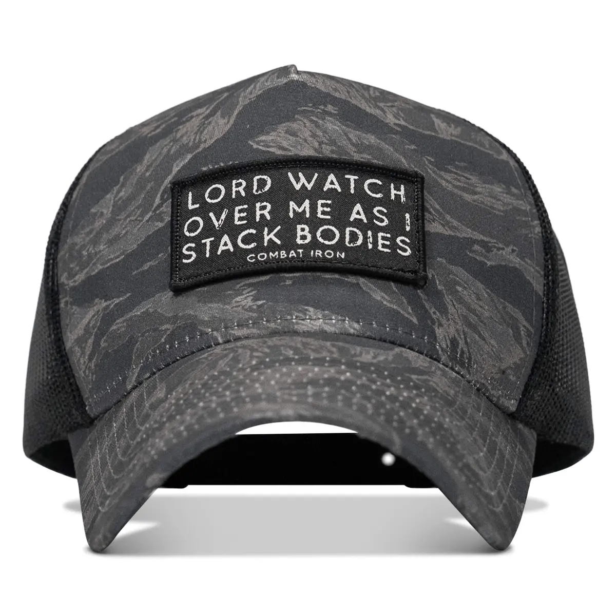 Lord Watch Over Me As I Stack Bodies Patch Five Panel Breacher Snapback Hat 1