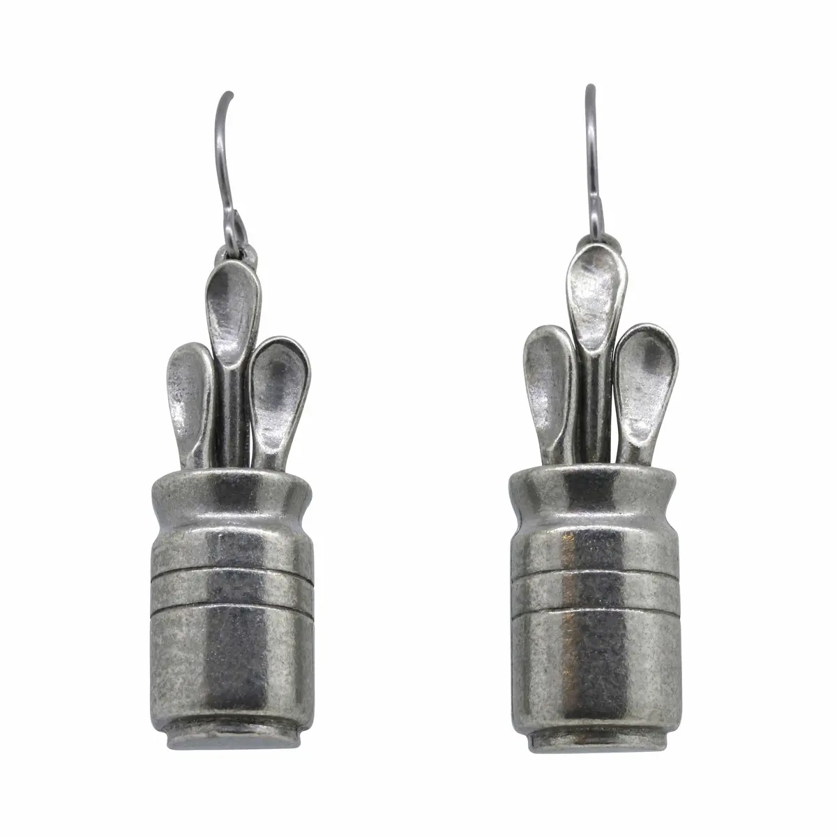 Spoons In Pot Earrings 1