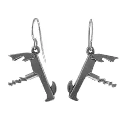 Waiter's Corkscrew Earrings 1