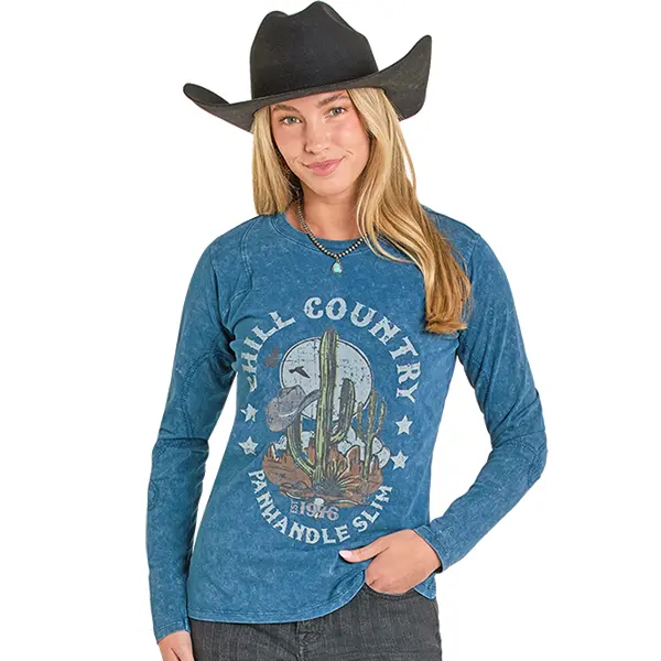 Chill Country Tee At Bourbon Cowgirl 1